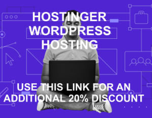 Hostinger hosting ad